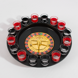 Pissed Shot Glass Roulette Drinking Game 