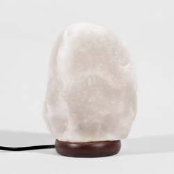 Simple Zen Salt Lamp White
