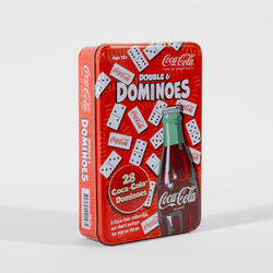 Coca-Cola Double D6 Dominoes In Tin