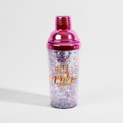 Glitter Pink Cocktail Shaker